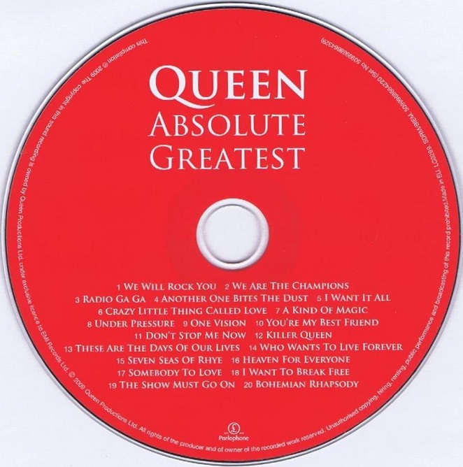 Queen  Absolute Greatest; Special Edition : CD1